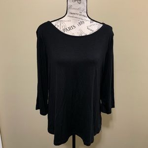 George Black Long Sleeve Large Top